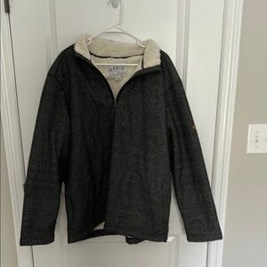 Orvis Charcoal Fleece Quarter-Zip